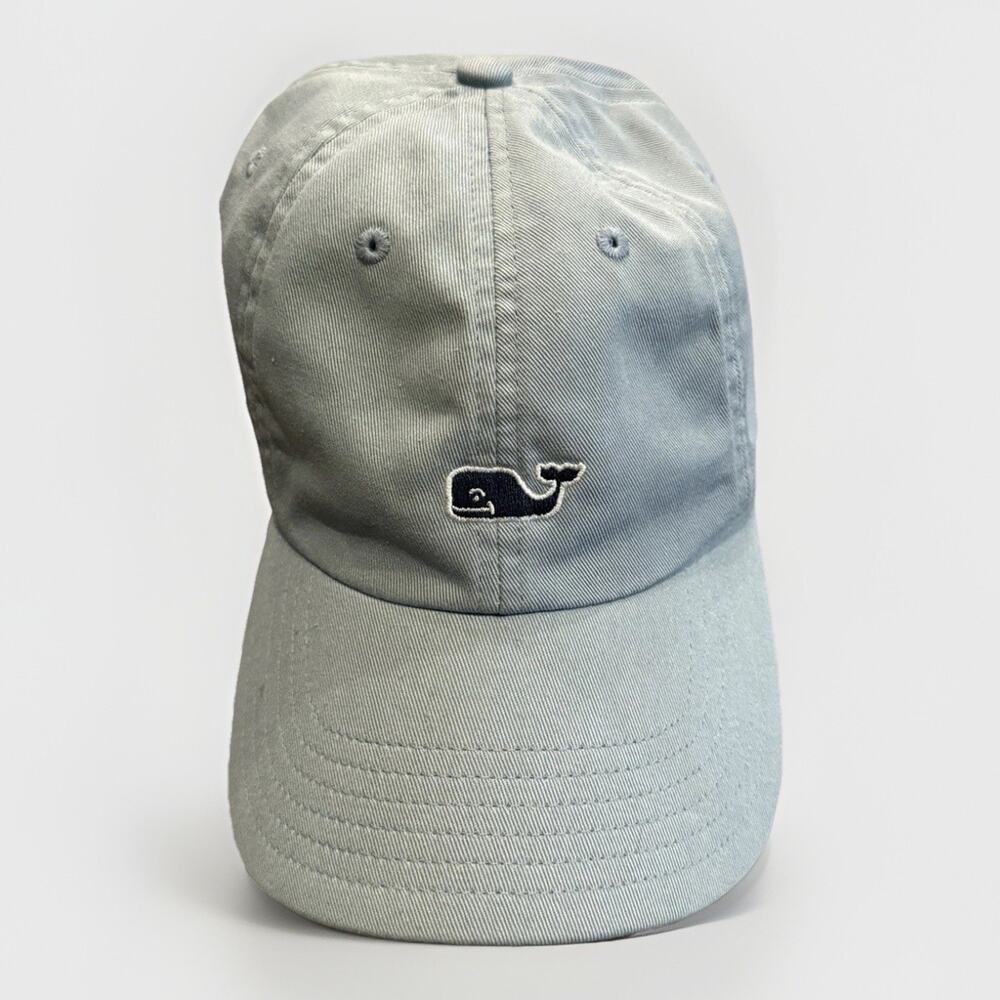 Vineyard Vines Mens Blue Adjustable StrapBack Hat Baseball Cap